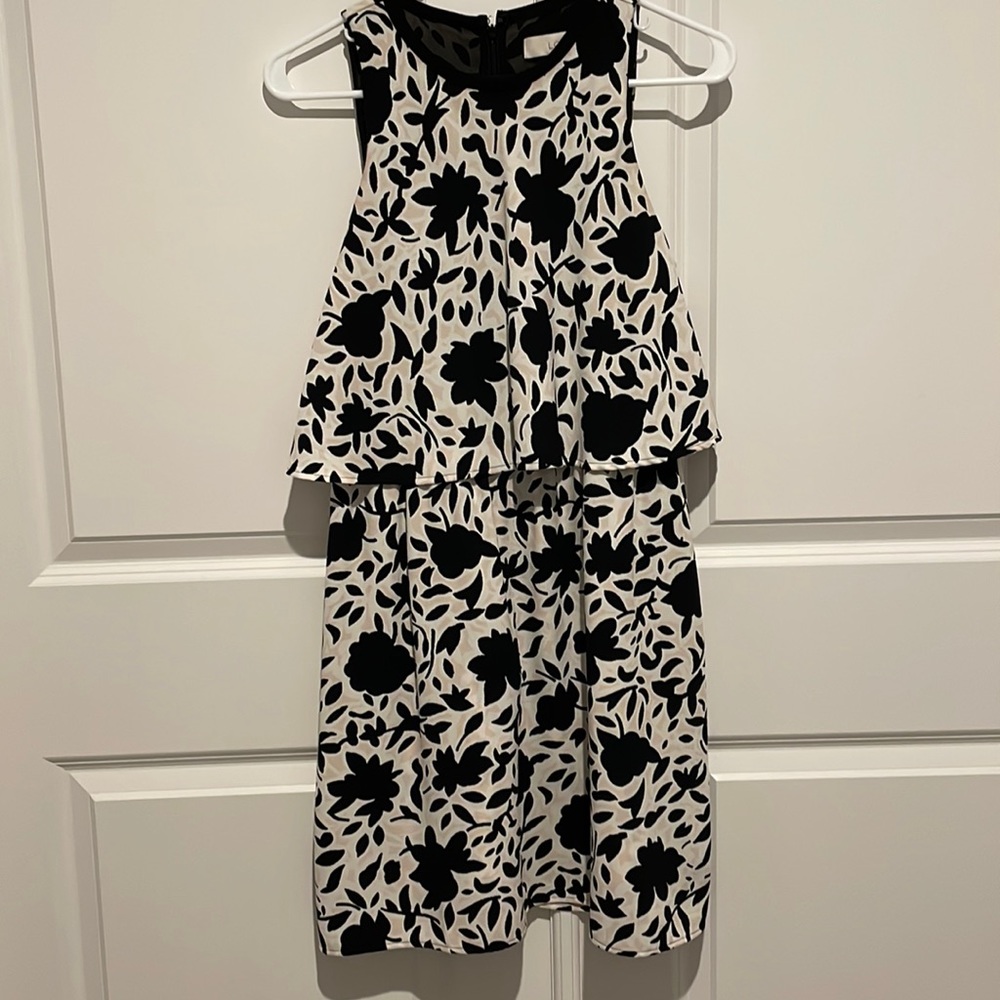 LOFT Flower Print Dress